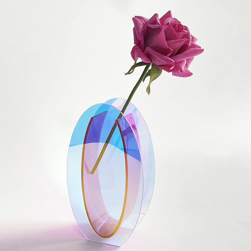 Acrylic creative vase: show your art of life