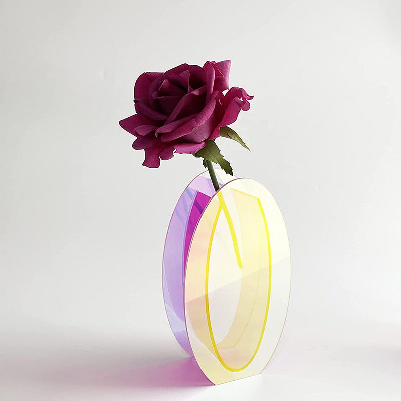 Acrylic creative vase: show your art of life