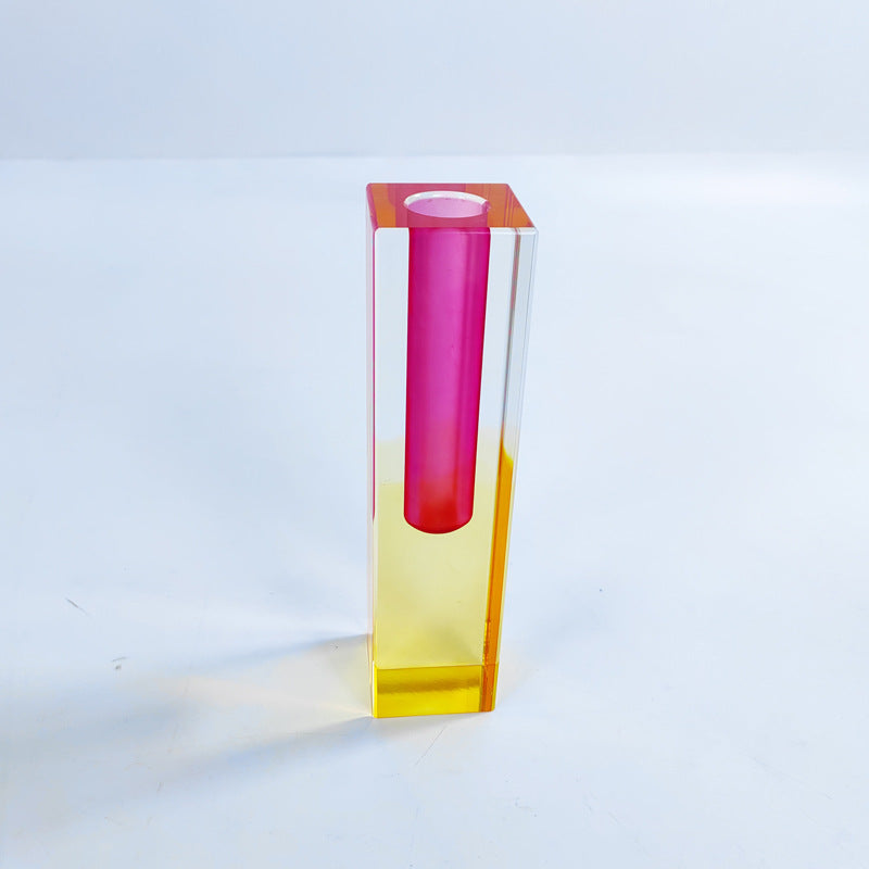 Creative acrylic vases for living room, bedroom, office, amazing your time!