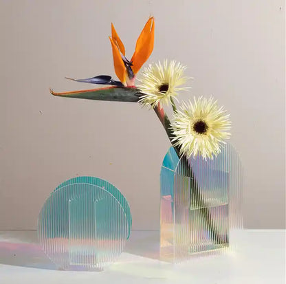 Wonderful Acrylic Clear Vase: the art of injecting life